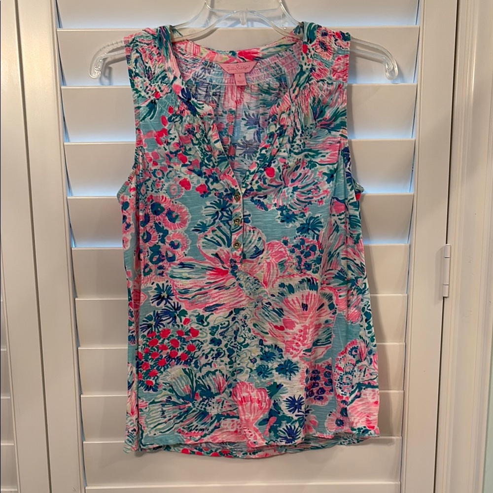 Lilly Pulitzer Essie Sleeveless Top S